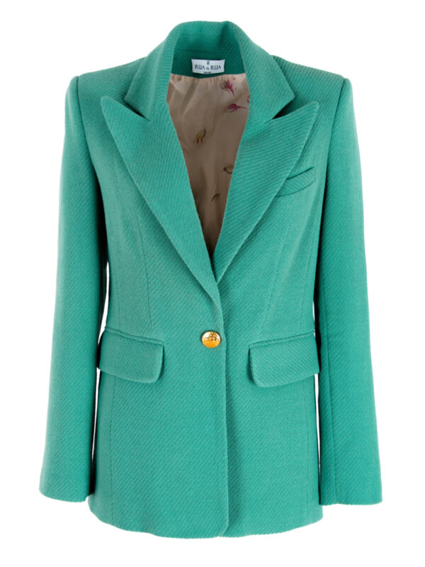 Wool Classic One-Button Jacket