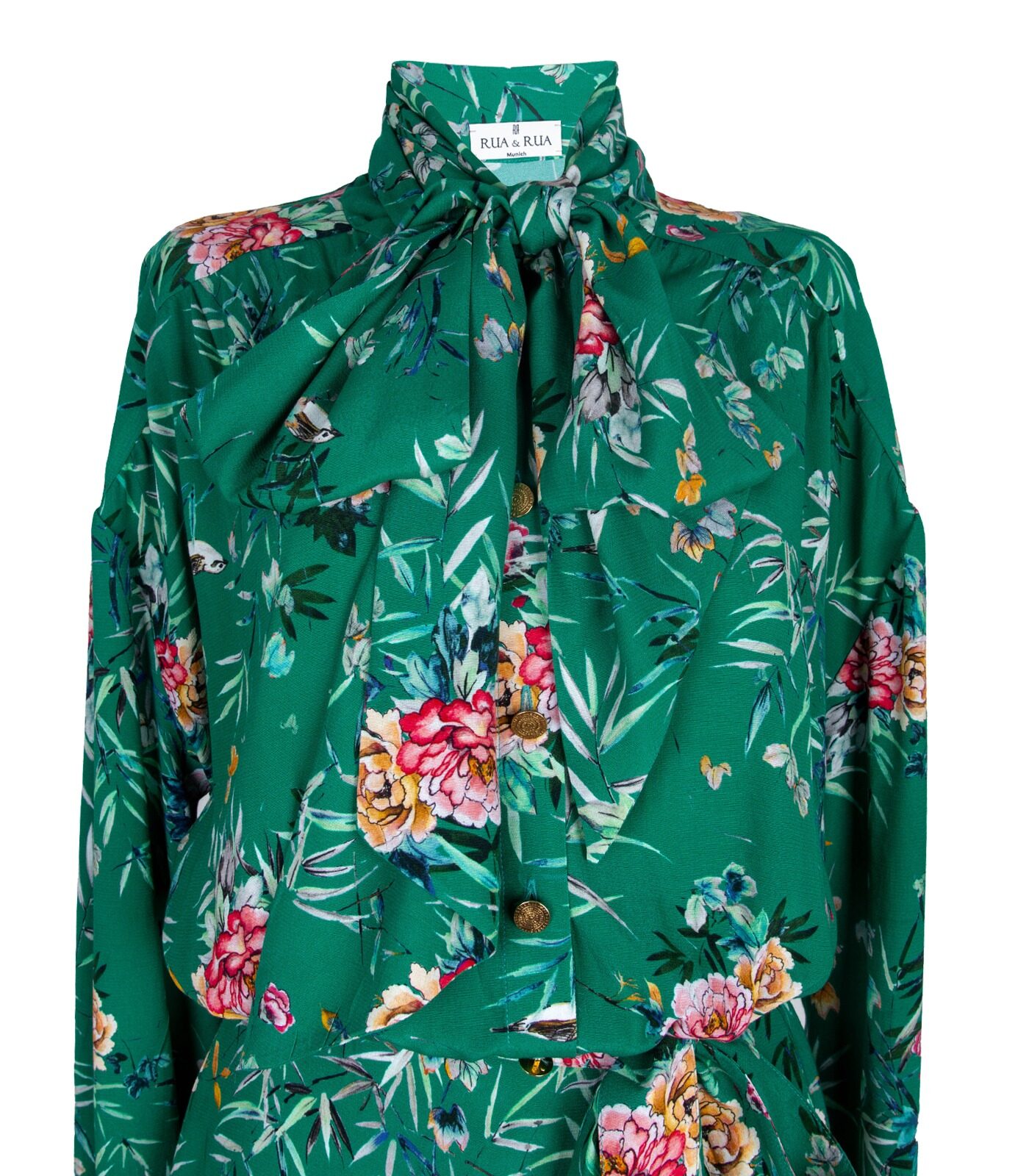 Signature Mini Dress With Silk Lining And Floral Print - Image 4