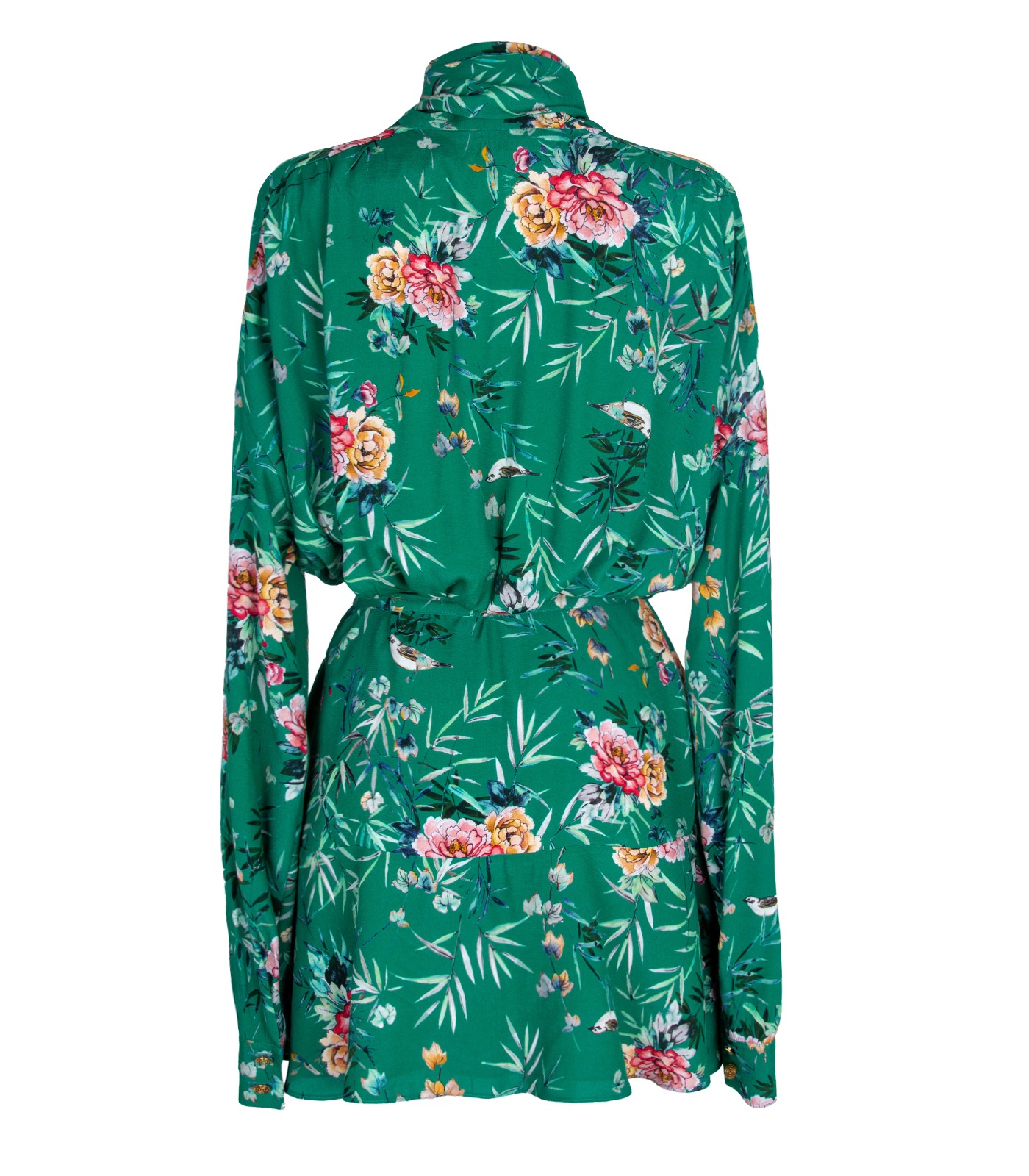 Signature Mini Dress With Silk Lining And Floral Print - Image 8
