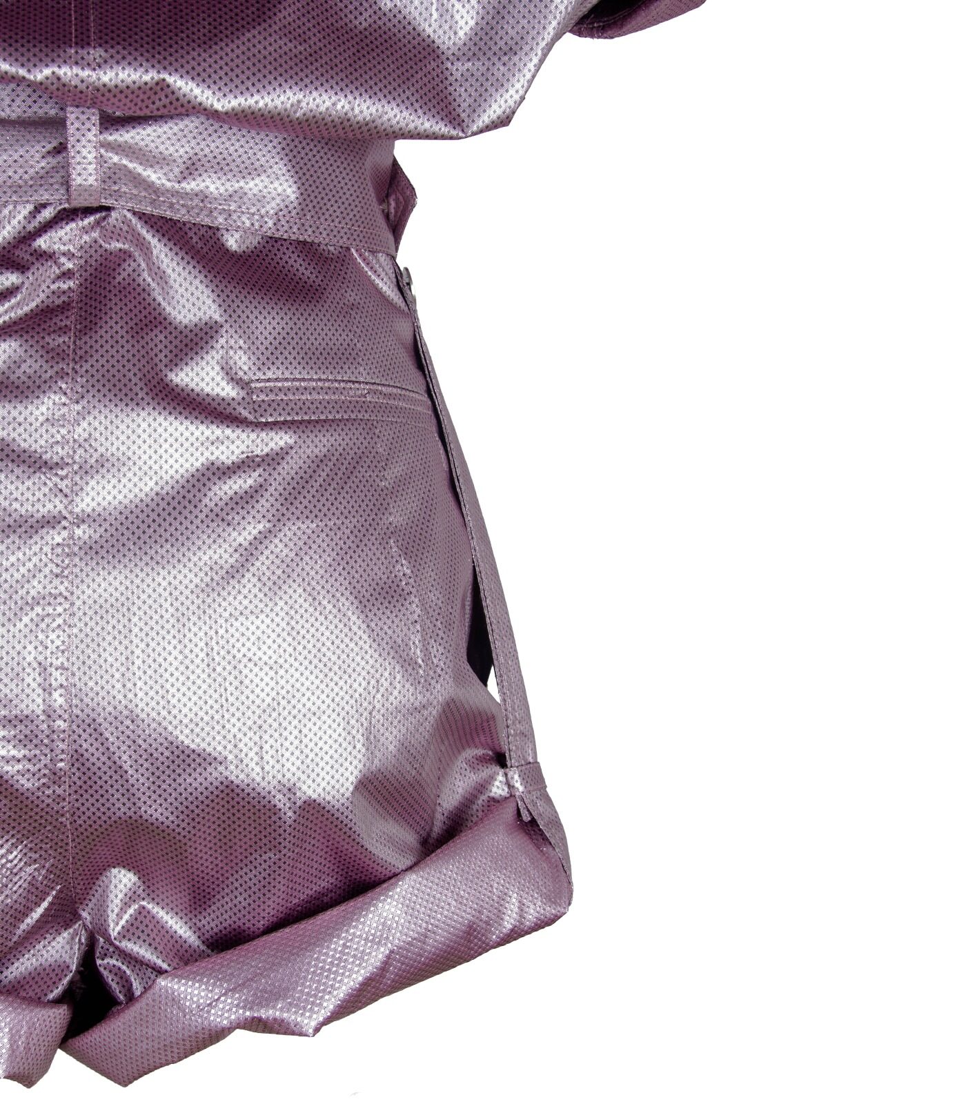 Metallic Pink Short Playsuit - Image 7